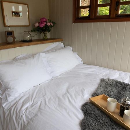 Luxury, Rural Shepherds Hut With Hot Tub Nr Bath Bristol Exteriör bild